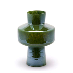 Vaso Biforme Shiny H33 D23 | Vasi in Vetro Design EDG - 107466