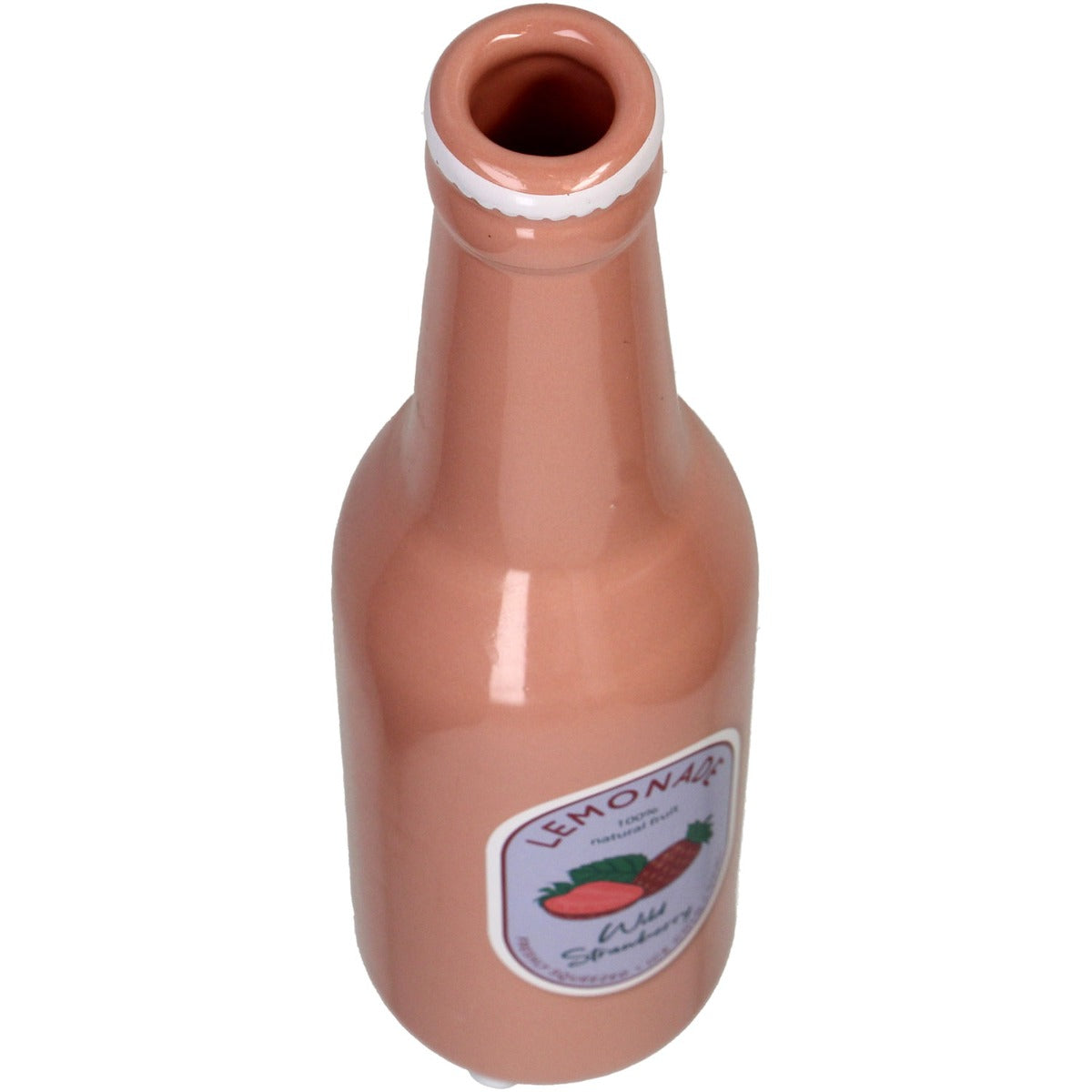 Vaso Bottiglia Fragola in Ceramica H24 X D6,5 Cm - KAL-4129