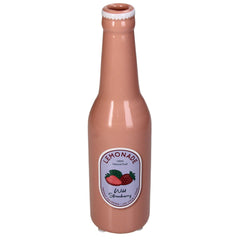 Vaso Bottiglia Fragola in Ceramica H24 X D6,5 Cm - KAL-4129