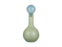 Present Time - Vaso Alegre in Vetro Verde con Tappo Azzurro H31,5 CM - PT4264LG