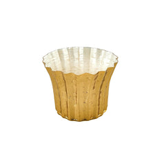 Vaso Brass con Righe oro H18 X D22 | Vasi design EDG - 600969
