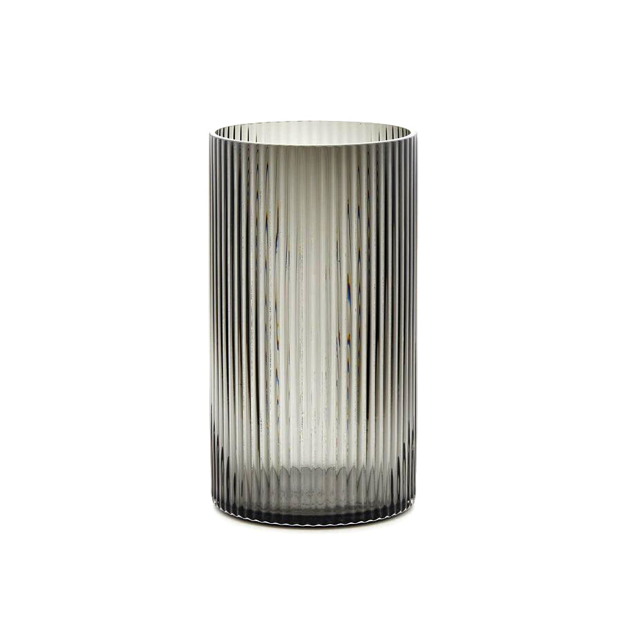 Vaso Bright Grigio H28 D15 | Vasi in Vetro Design EDG - Enzo De Gasperi - 107361,91