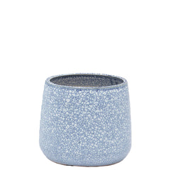 EDG Enzo De Gasperi Vaso Cachepot Crackle Azzurro H20 - Eleganza e Design per i Tuoi Interni