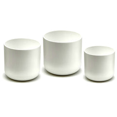 Portavaso Casp&ograve; in ceramica classico Bianco - CONFIG0382