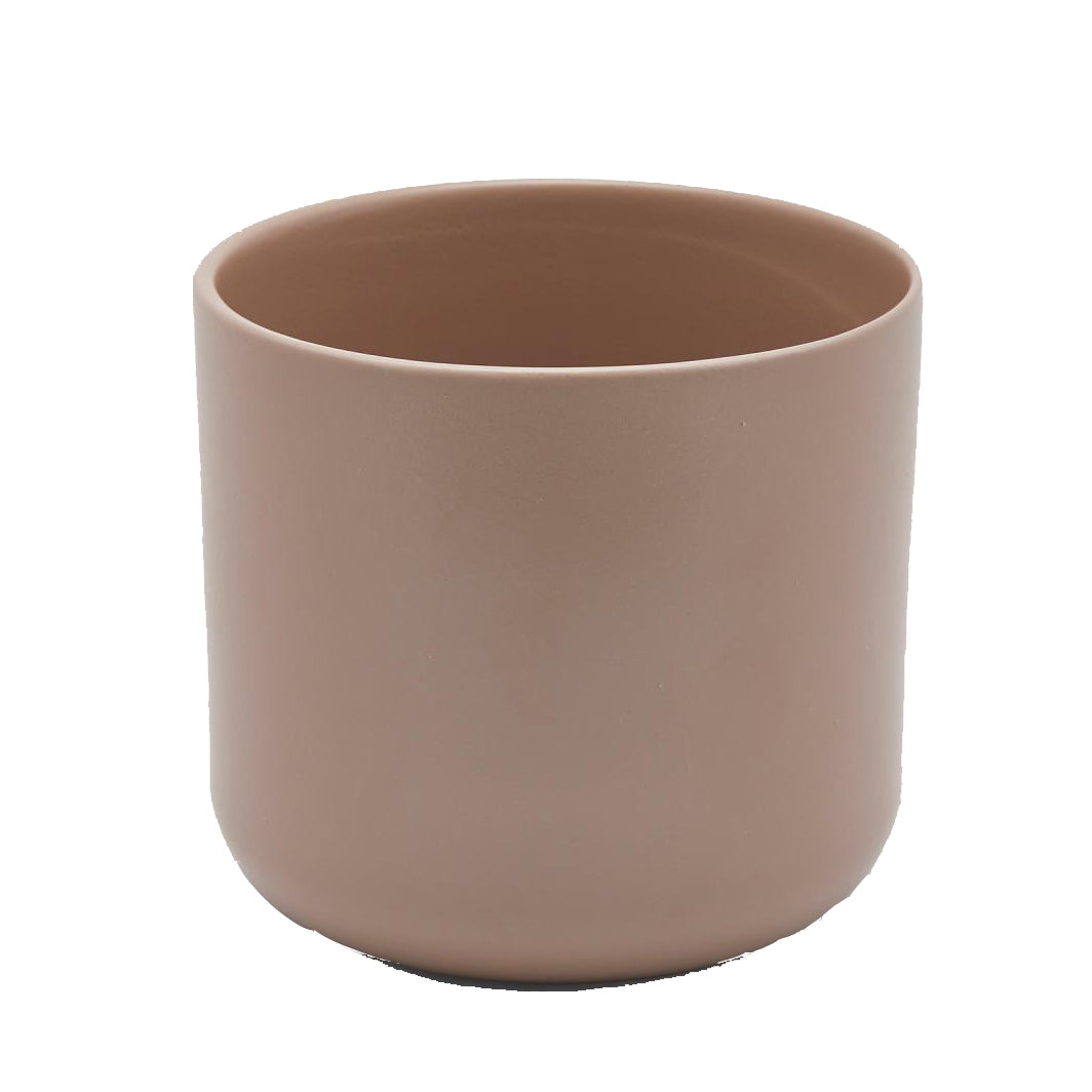 Portavaso Casp&ograve; in ceramica classico H18 Rosa antico - 014498,53