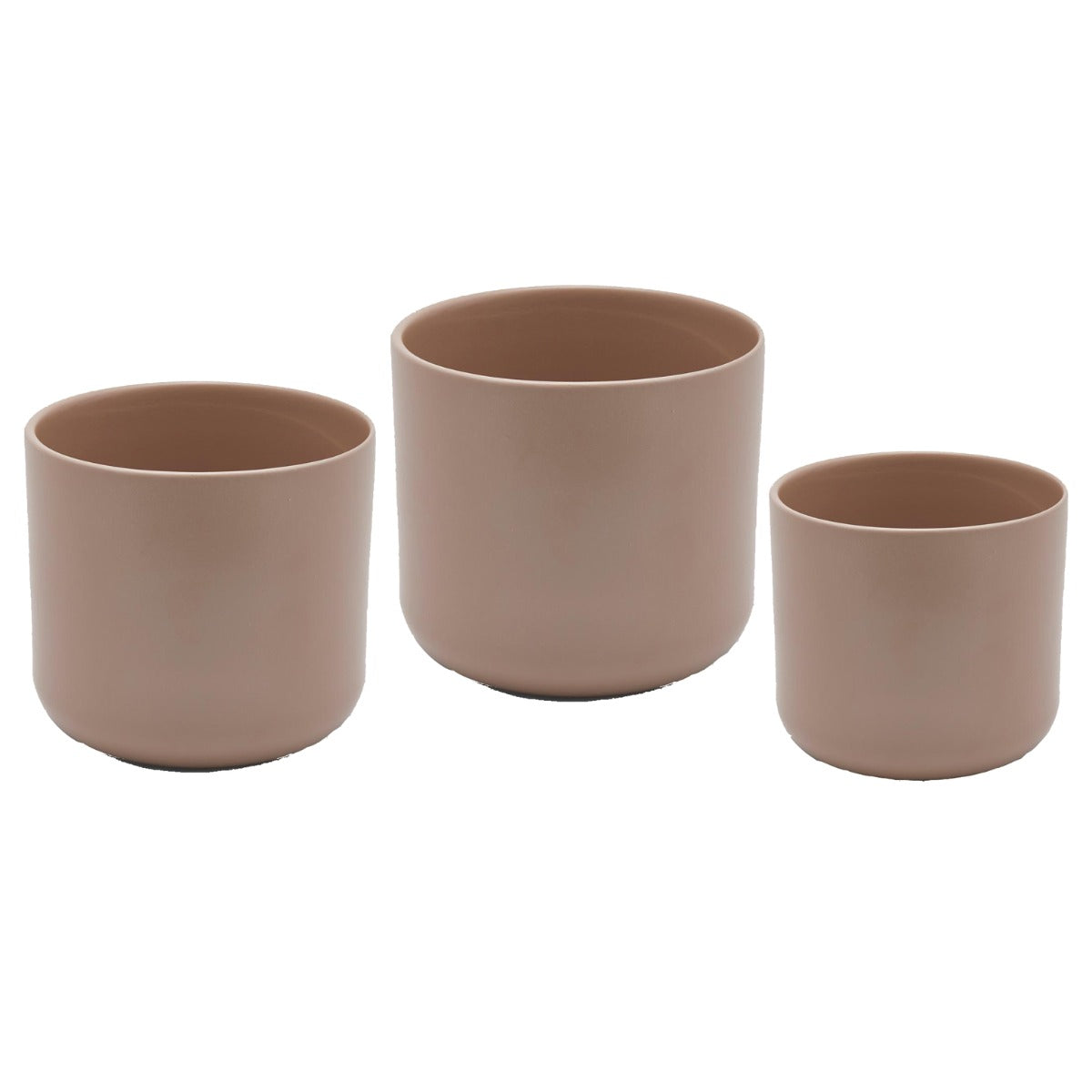Portavaso Casp&ograve; in ceramica classico Rosa antico - CONFIG0381