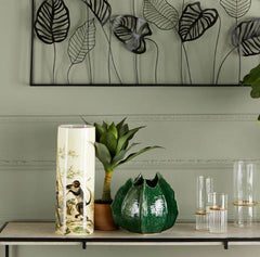 Vaso Chakra Agave Bombato Verde H23 D27 | Vasi in Ceramica Design EDG - 014506