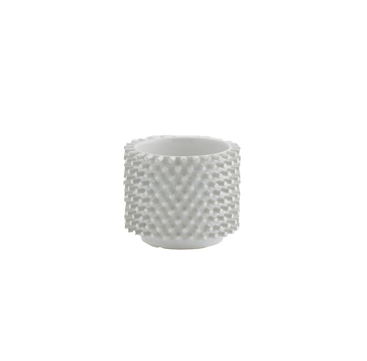 Vaso cilindro bianco ceramica Freaky H14:  vasi design EDG - 012700,10