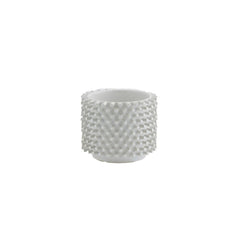 Vaso cilindro bianco ceramica Freaky H14:  vasi design EDG - 012700,10