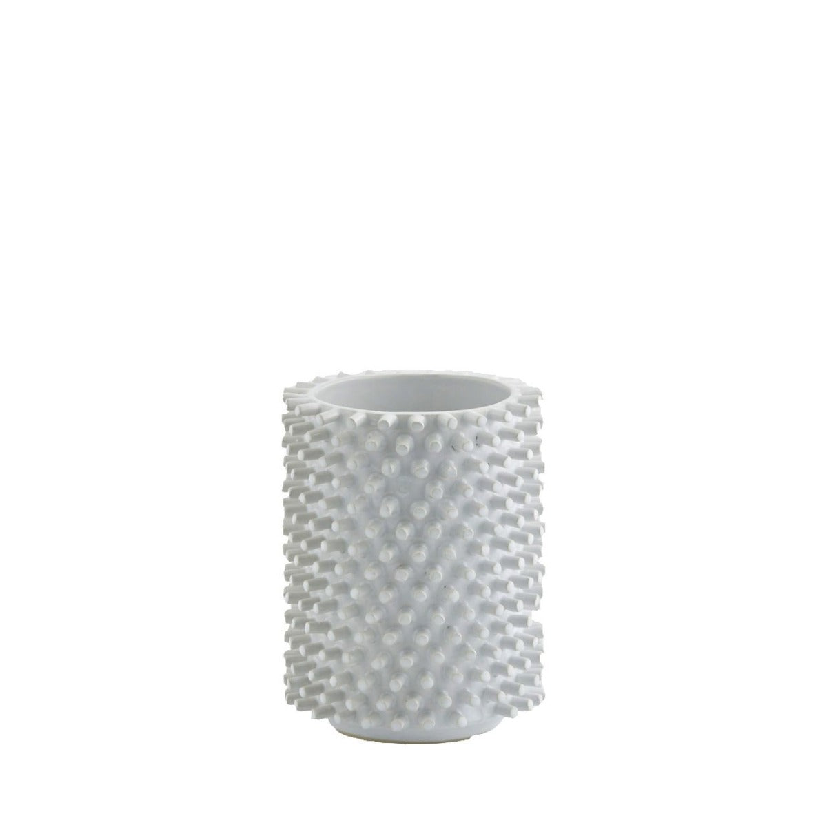 Vaso cilindro bianco ceramica Freaky H22:  vasi design EDG - 012701,10