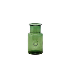 Vaso Cilindro in vetro riciclato verde H28 - 103669