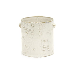 Vaso bianco ceramica Pentola L: vasi design Serax - B4218206