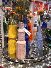 Vaso Fashion Gres Azzurro H26 | Vasi di design in ceramica colorata - KAL-4800