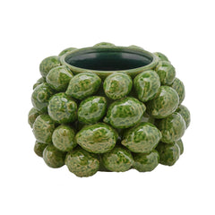Vaso Verde con Limoni H19 &Oslash;28 CM - EDG Enzo De Gasperi - 016195,71