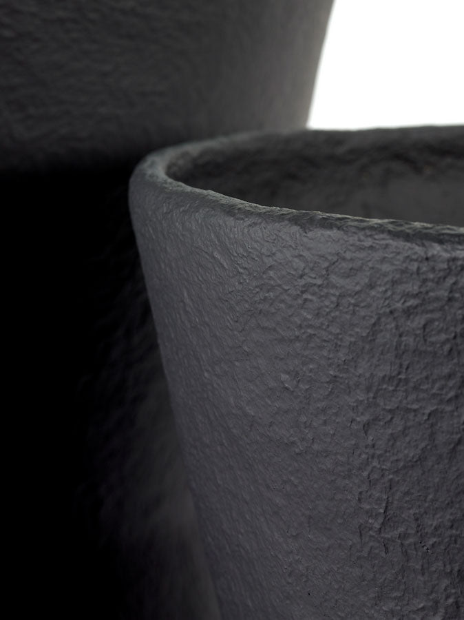 Vaso Planter Construct D50 X H48 Black | Vasi da interno Design Marie Michielssen - B7220001