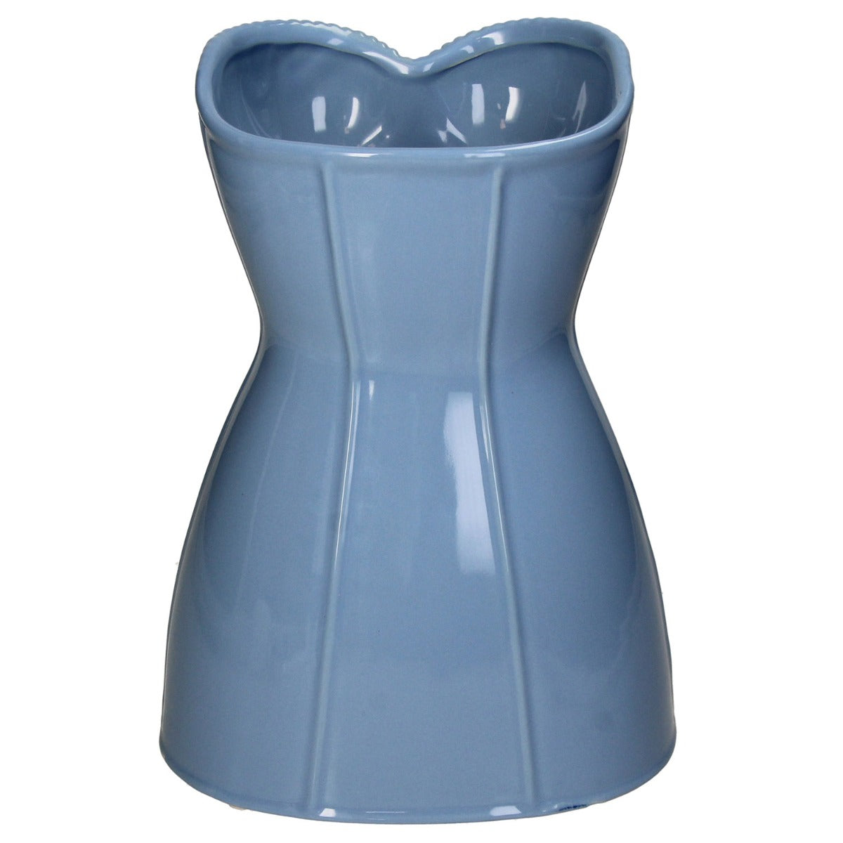 Vaso Corsetto Busto Donna Blu | Vasi di design originali - KAL-4506