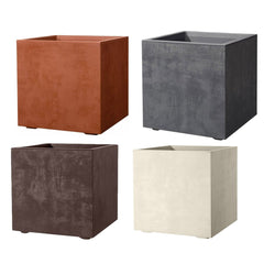 Vaso Millennium Cubo 49x49 | vasi di design in plastica per esterno - CONFIG0351
