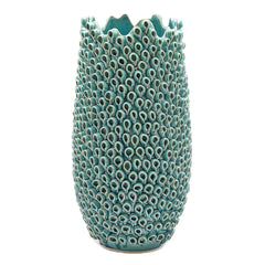Vaso Deco in Ceramica Turchese H50 D27 CM - EDG Enzo De Gasperi - 1100144A885