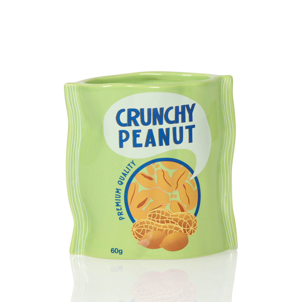 Vaso Decorativo a Forma di Sacchetto di Arachidi - Bitten Design