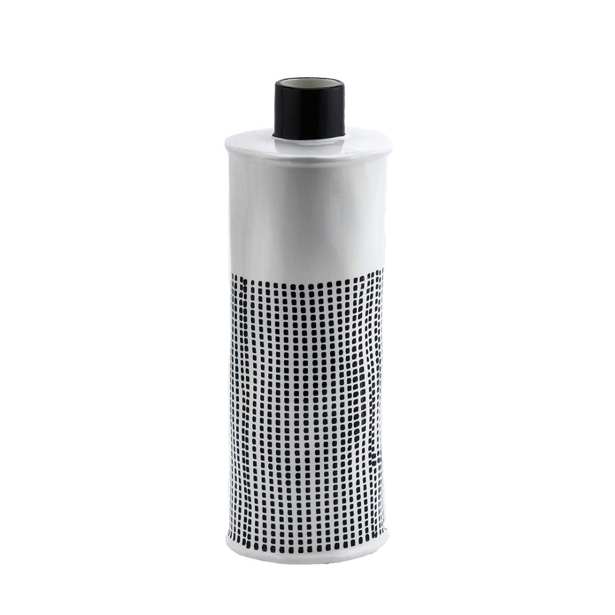 Vaso moderno bottiglia quadri bianco e nero - 011843