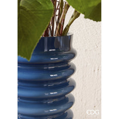 Vaso Dischi Svasato Blu H30 D17,5 EDG Enzo DE Gasperi