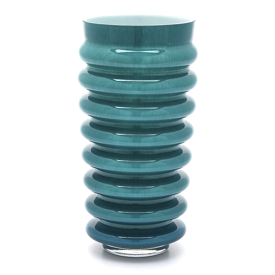 Vaso Dischi Svasato Turchese H30 D17,5 EDG Enzo DE Gasperi