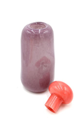 Vaso Dulce L Vetro Viola con Tappo Rosa | Vasi di Design in Vetro Colorato - PT4152PU