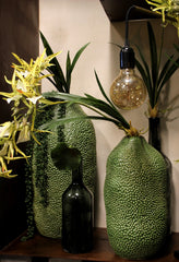 Durian: vaso verde ceramica design EDG - CONFIG0037