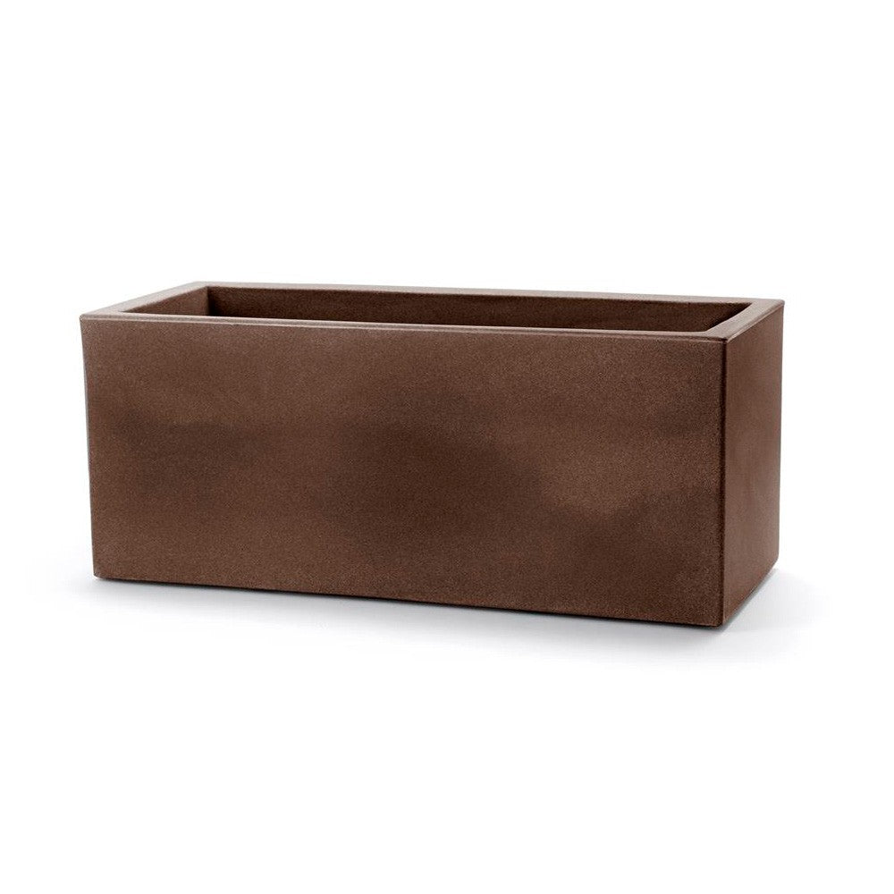 Fioriera Schio Cassa 80 Bronzo in plastica Teraplast - 11427080039