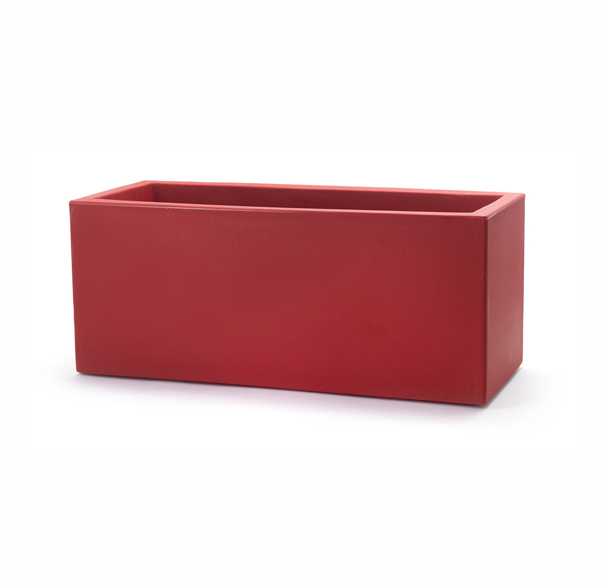 Fioriera Schio Cassa 80 Rosso in plastica Teraplast - 11427080050