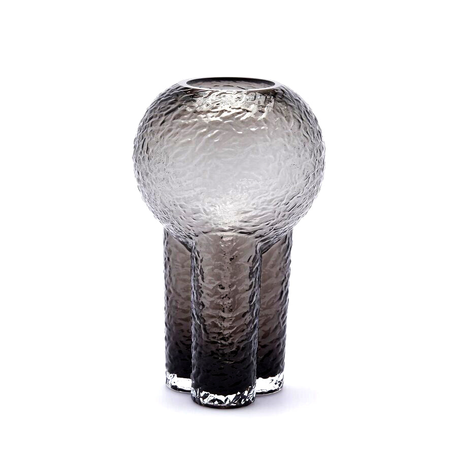 Vaso Ganimede Black H30 X D18 | Vasi di design in vetro EDG - 107468,90