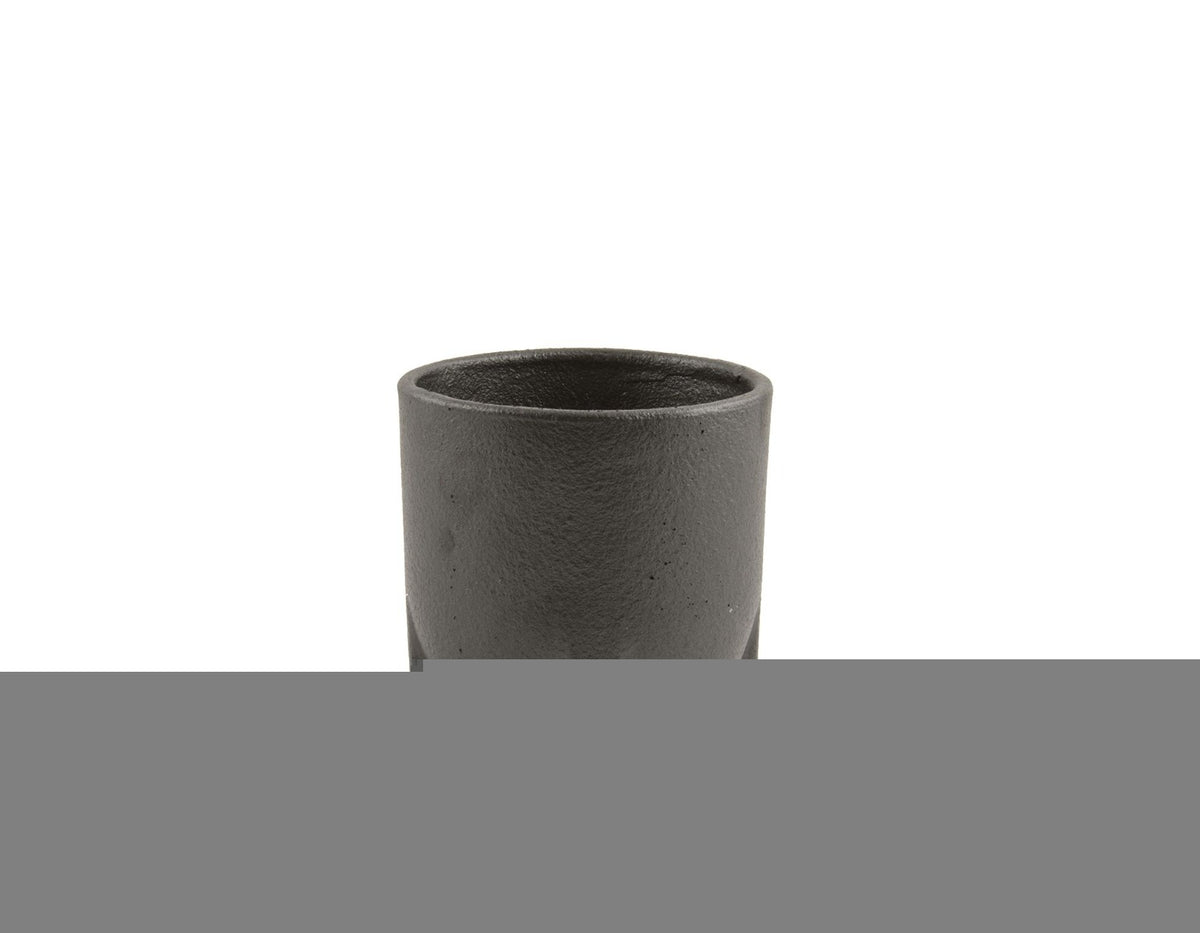 Vaso nero di terracotta Humble H14: vasi design D&amp;M - AAR5641ZW