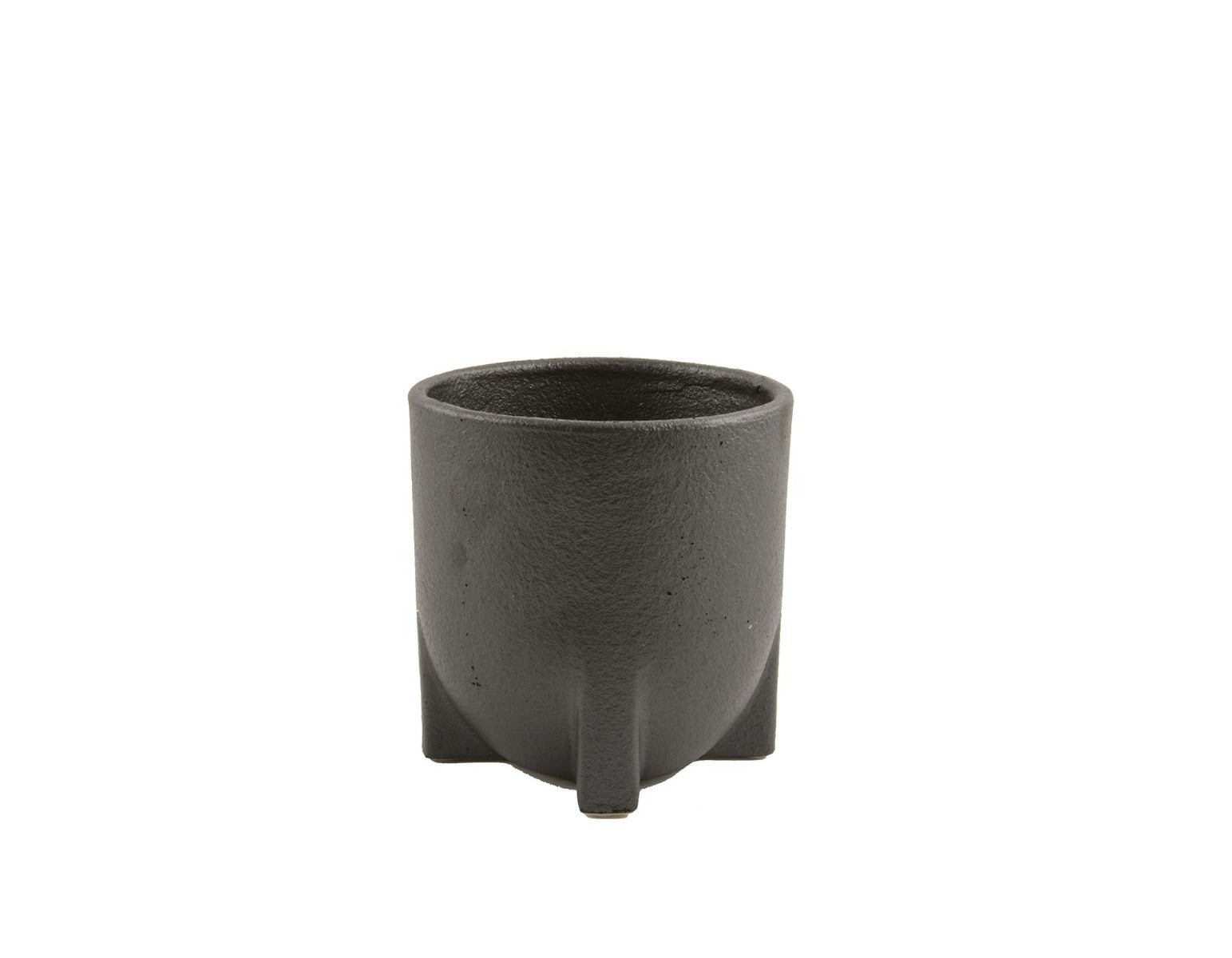 Vaso nero di terracotta Humble H21: vasi design D&amp;M - AAR5643ZW