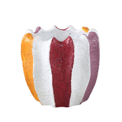 Vaso Triniti Cemento Colorato H 19 L19 Cm | Vasi Design Moderno e Artigianale - 726074
