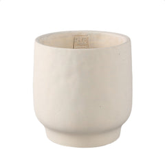 Vaso Aline Cemento Bianco Crema H 20 Cm L 20 Cm | Vasi di Design in Cemento - 725989