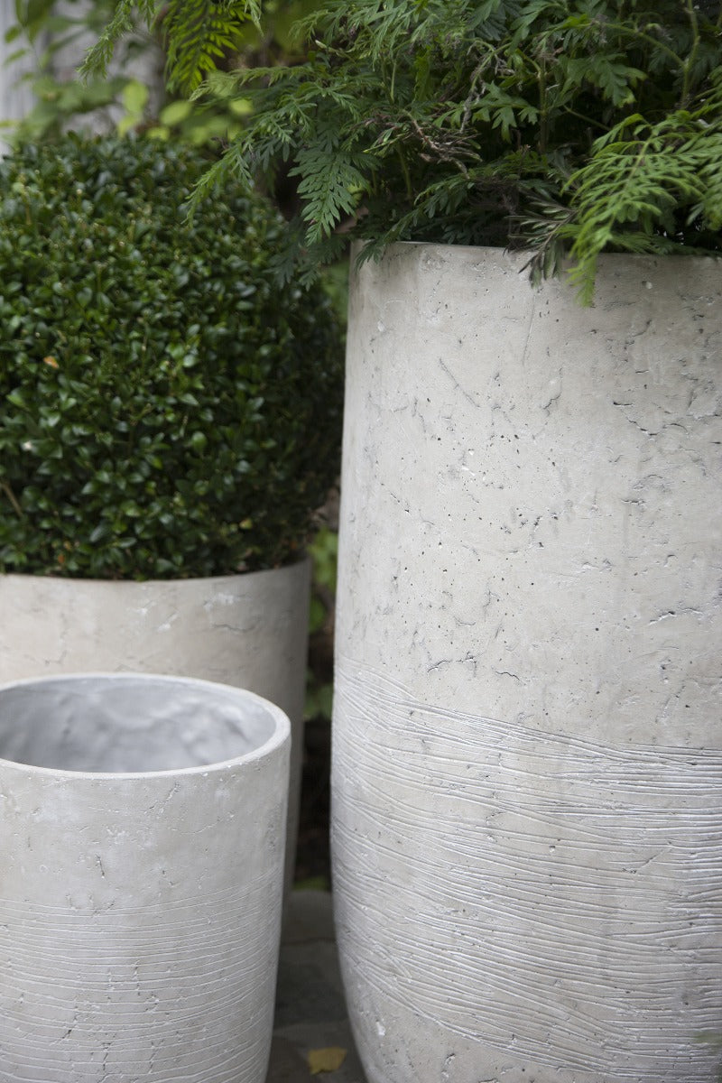 Vaso Worthy antracite: vasi in cemento da esterno D&amp;M - B298DGI