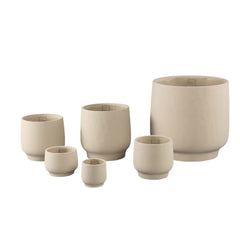 Vaso Aline Cemento Tortora | Vasi di Design in Cemento - CONFIG0462