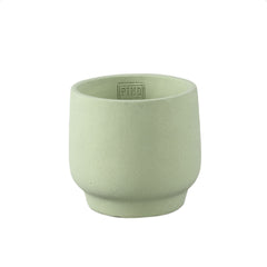 Vaso Aline Cemento Verde H 13 Cm L 15 Cm | Vasi di Design in Cemento - 726011