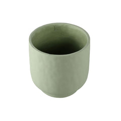 Vaso Aline Cemento Verde H 30 Cm L 30 Cm | Vasi di Design in Cemento - 726014