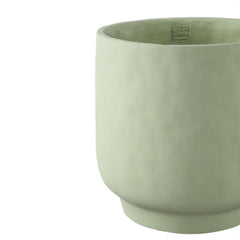 Vaso Aline Cemento Verde H 30 Cm L 30 Cm | Vasi di Design in Cemento - 726014