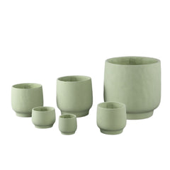 Vaso Aline Cemento Verde | Vasi di Design in Cemento - CONFIG0463