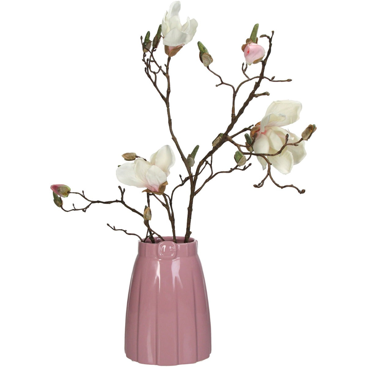 Vaso Gonna in Ceramica Rosa | Vasi di design originali - KAL-4504