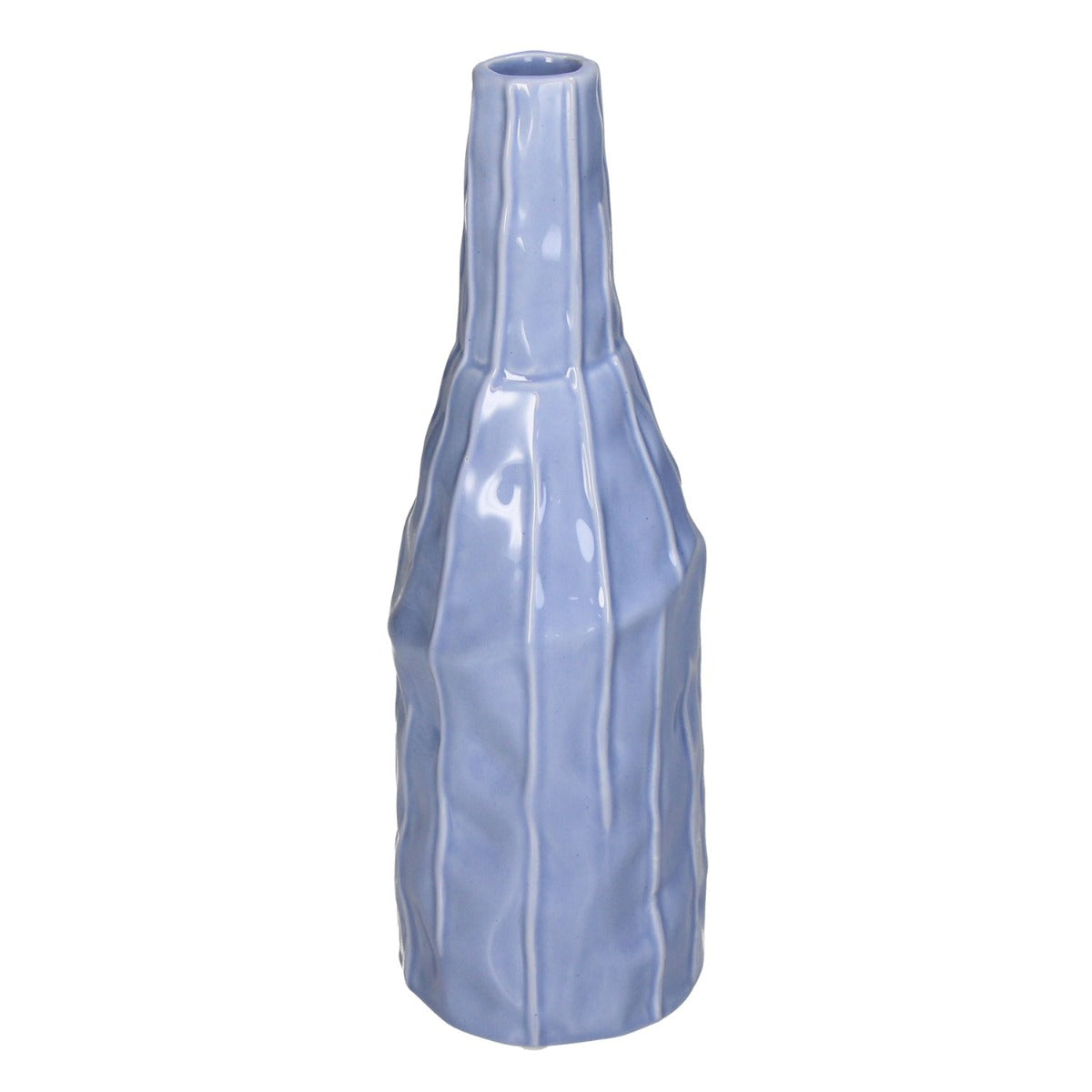 Vaso Fashion Gres Azzurro H26 | Vasi di design in ceramica colorata - KAL-4800