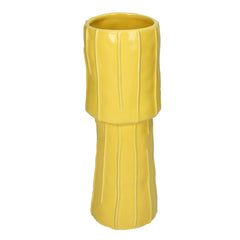 Vaso Fashion Gres Giallo H27 | Vasi di design in ceramica colorata - KAL-4803