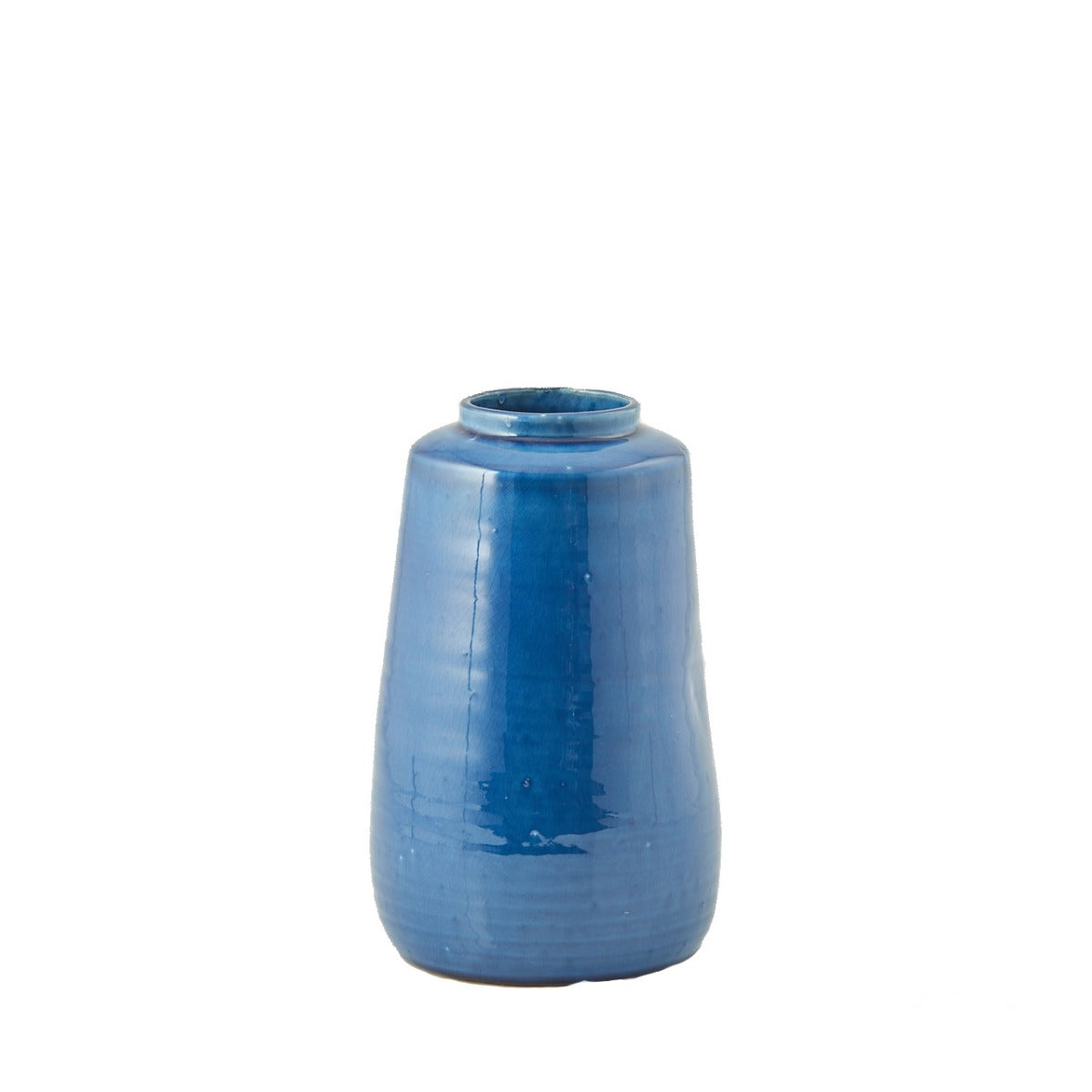 Vaso blu ceramica Fenice H31: vasi design EDG - 011474,80