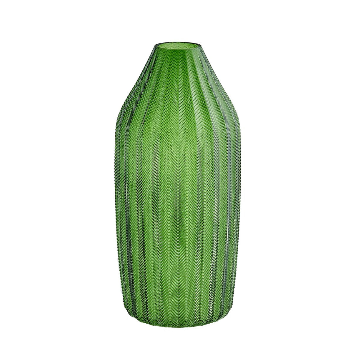 Vaso verde H40: vasi in vetro trasparenti design EDG - 101914,70