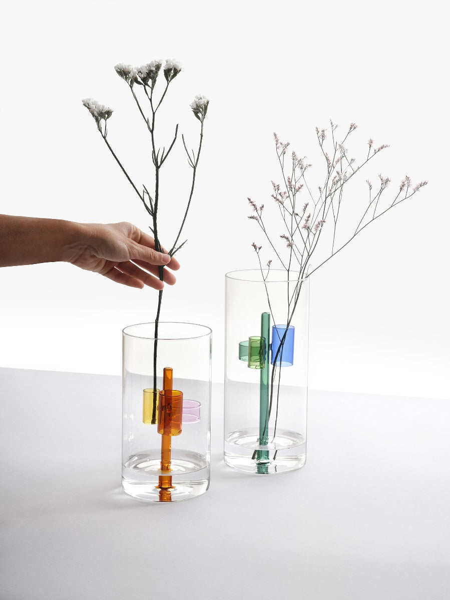 IRIS Vaso 3 Ambra | Vasi in vetro design Ichendorf Milano - 09313090