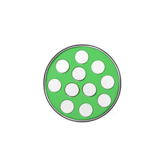 Vaso Jelly Verde Ichendorf Milano - Scultura in Vetro Borosilicato Designer Doriana e Massimiliano Fuksas