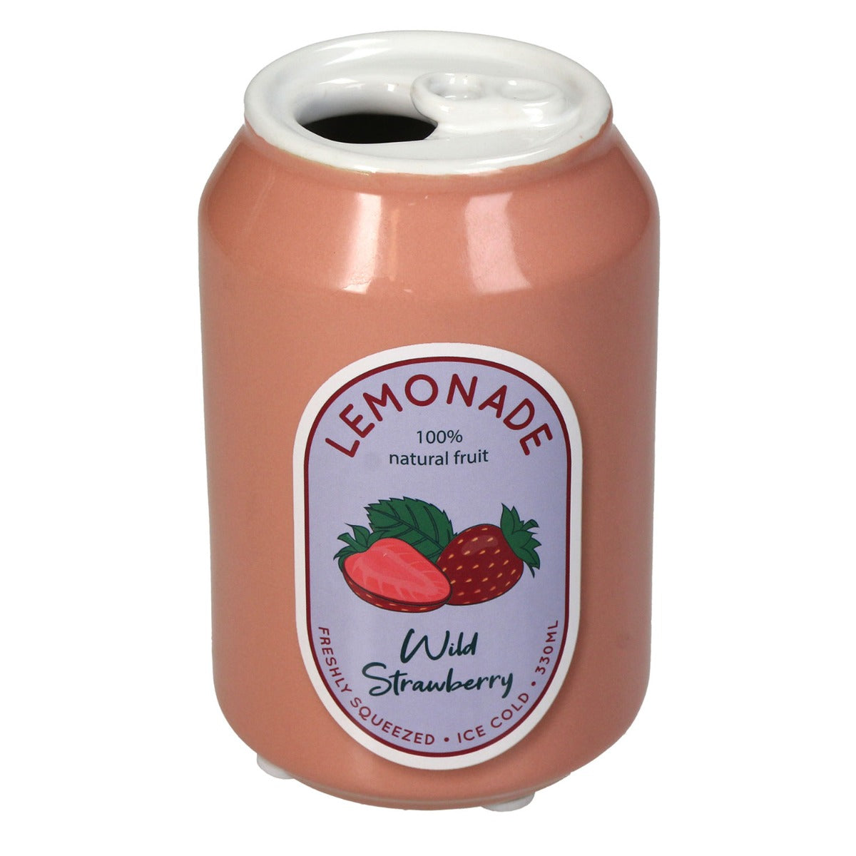 Vaso Lattina in Ceramica Wild Strawberry H11,3 X D7 Cm - KAL-4132
