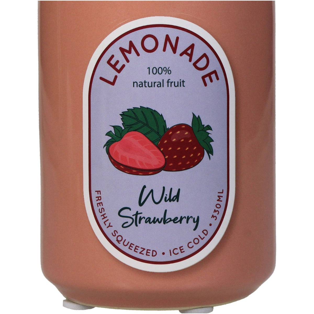 Vaso Lattina in Ceramica Wild Strawberry H11,3 X D7 Cm - KAL-4132